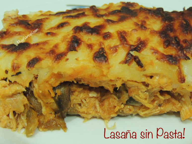 Lasaña de Pollo y Berenjena